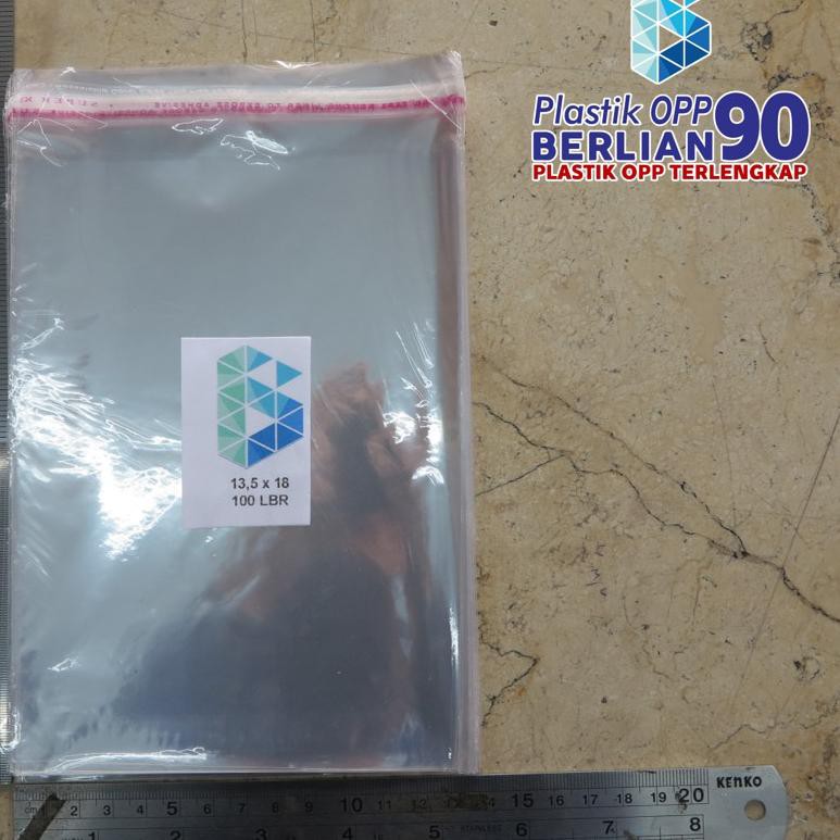 

GROSER 13X18 CM PLASTIK OPP (SEAL/LEM) TEBAL 18 MIC ASLI / PLASTIK KEMASAN