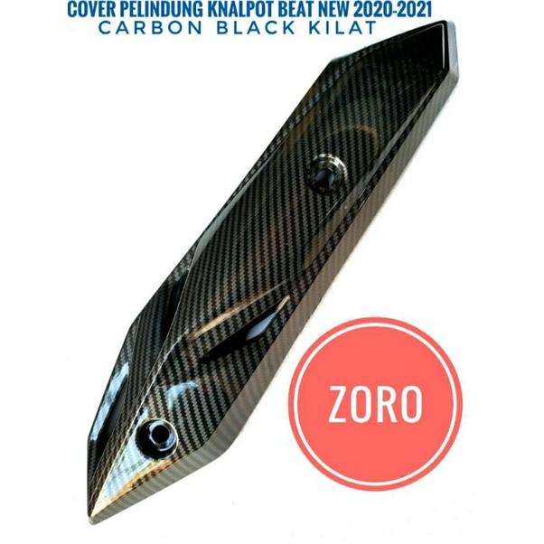 Tutup Knalpot Karbon BeAT LED New 2020-2021 - Cover/Pelindung Knalpot Karbon BeAT LED New 2030-2021