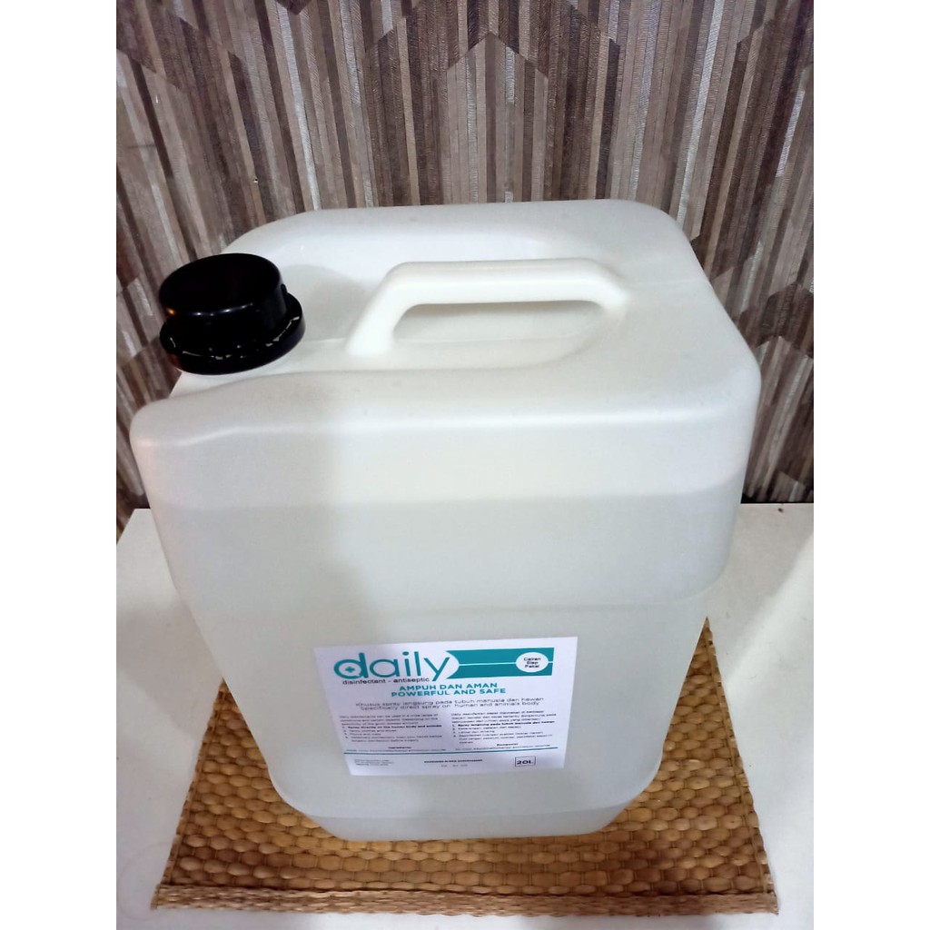 DESINFEKTAN DISINFEKTAN DAILY REGULER ANTISEPTIC 20 LITER ANTI VIRUS READY TO USE