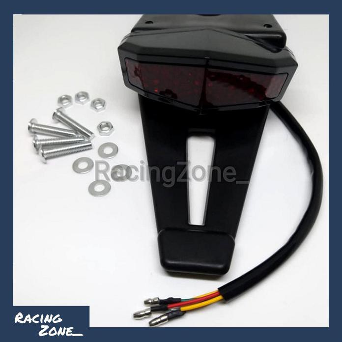 Spakbor Belakang Klx Plus Lampu Stop Dan Lampu Sein Kiri - Kanan