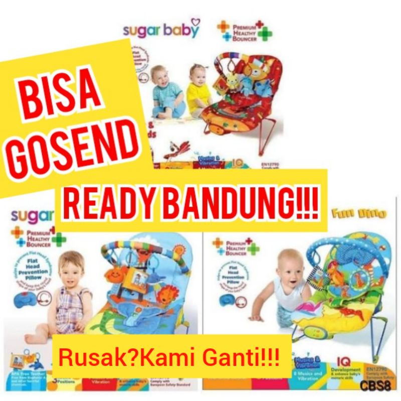 [Perlengkapanbayimurah] Bouncer Sugar Baby 3 recline posisi bouncer sugarbaby ayunan bayi kasur bayi