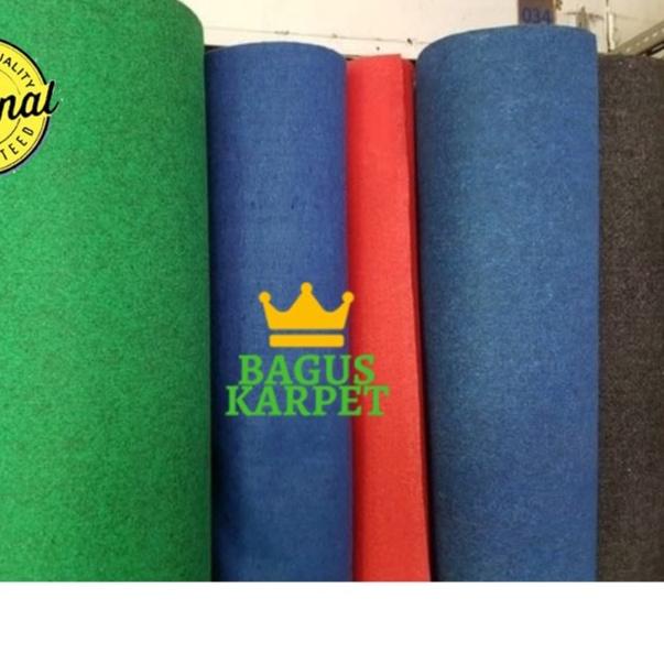 Karpet - Karpet BUANA BLUDRU POLOS Meteran SUPER BUANA Mushola Masjid ✔