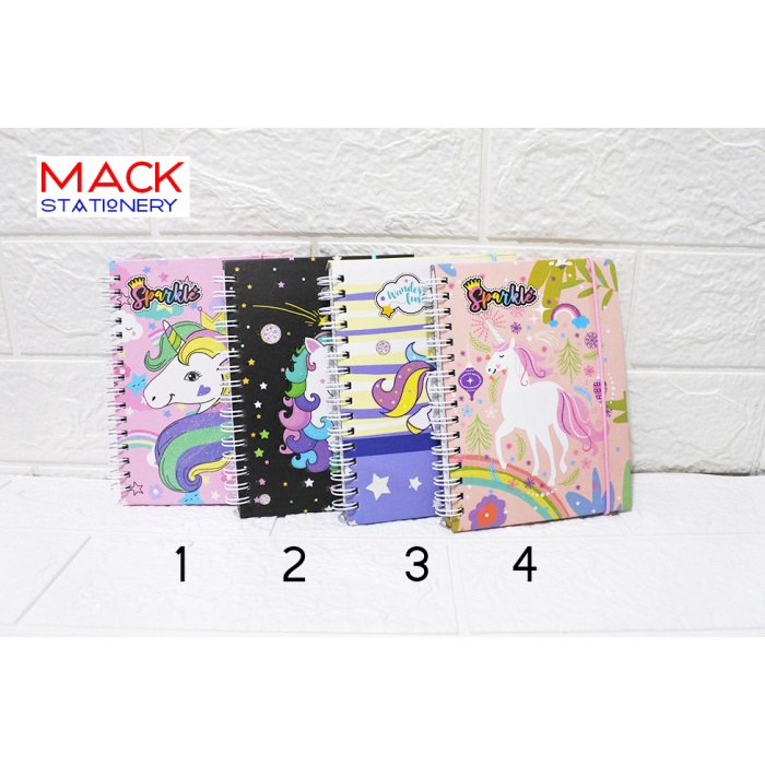 

[RESTOCK] Notebook Spiral / Buku Catatan / Diary / Agenda Unicorn 64K