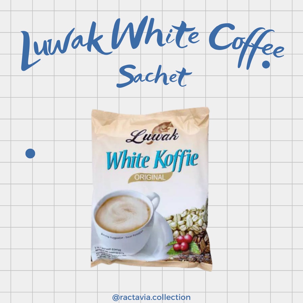 

LUWAK WHITE COFFEE SACHET 20 GRAM