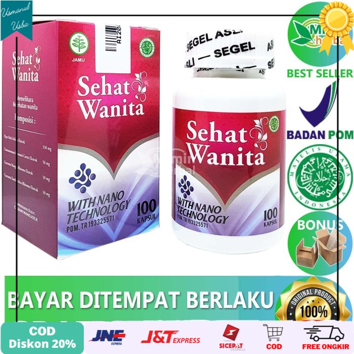 

◾COD◾ Sehat Wanita With Nano Technology Ori Upgrade Walatra Bersih Wanita - 50 Kapsul
