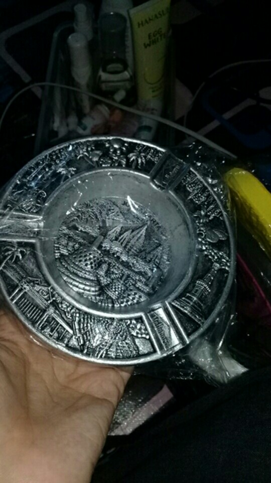 Asbak Jogja Relief Prambanan Borobudur Tugu Kraton 12x12x2 Fiberglass