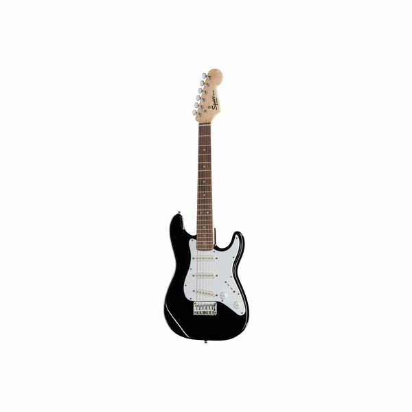 Squier Mini Stratocaster Electric Guitar Laurel FB Black