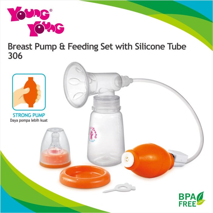 

Premium Pompa Asi Silicon Extra Botol + Dot / Breast Pump Set BPA FREE