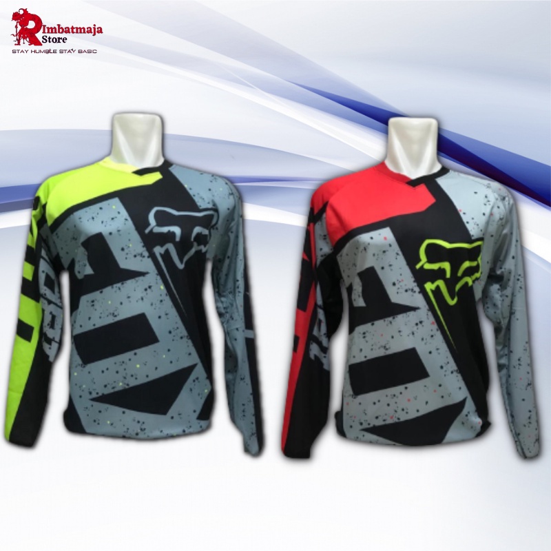 JERSEY CROSS TRAIL SEPEDA OFFFROAD DEWASA/JERSEY LENGAN PANJANG/Jersey motor trail cross baju balap/