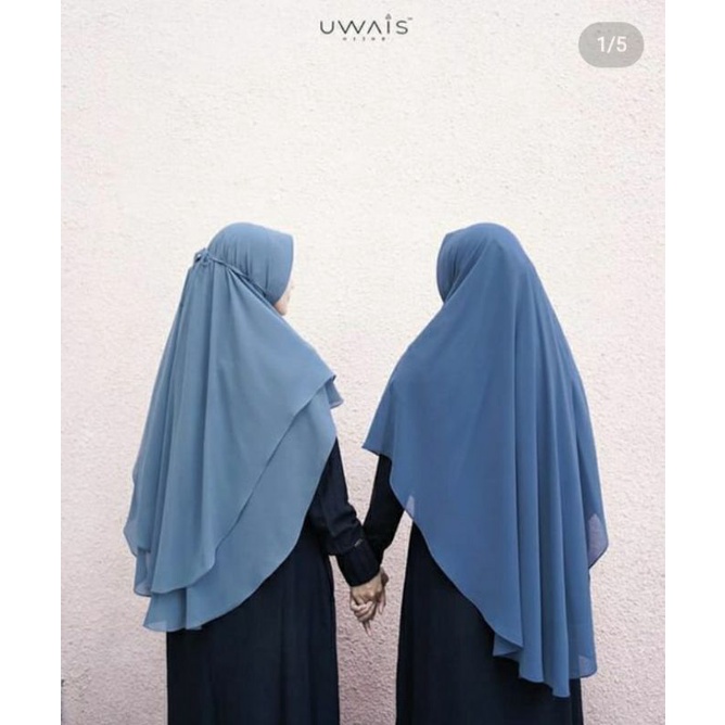 Hekyu Khimar by Uwais Hijab Khimar 2 in1 Uwais hijab
