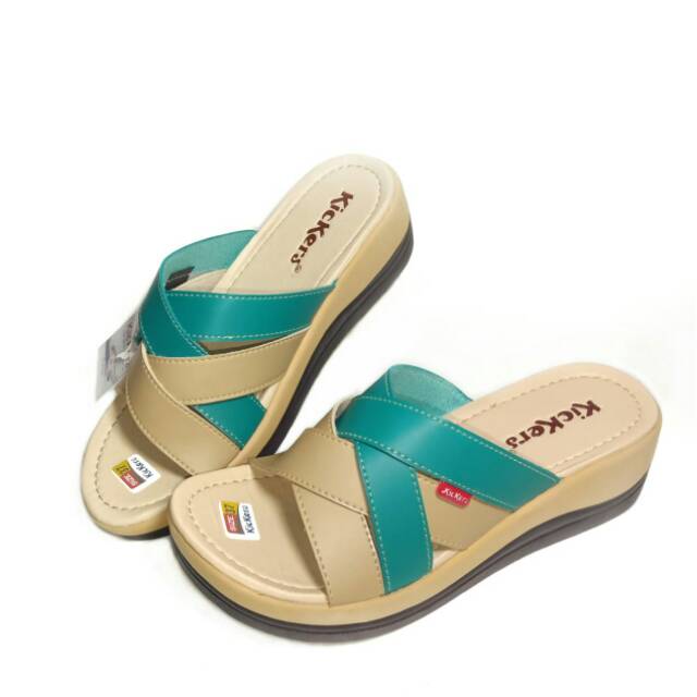 SENDAL WANITA TERBARU  SANDAL  WEDGES WANITA SANDAL  KICKERS  