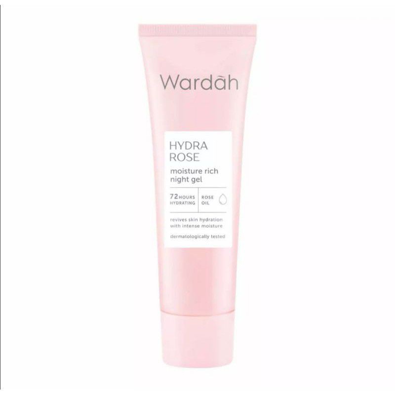 Wardah Hydra Rose Moisture Rich Night Gel 17mll.