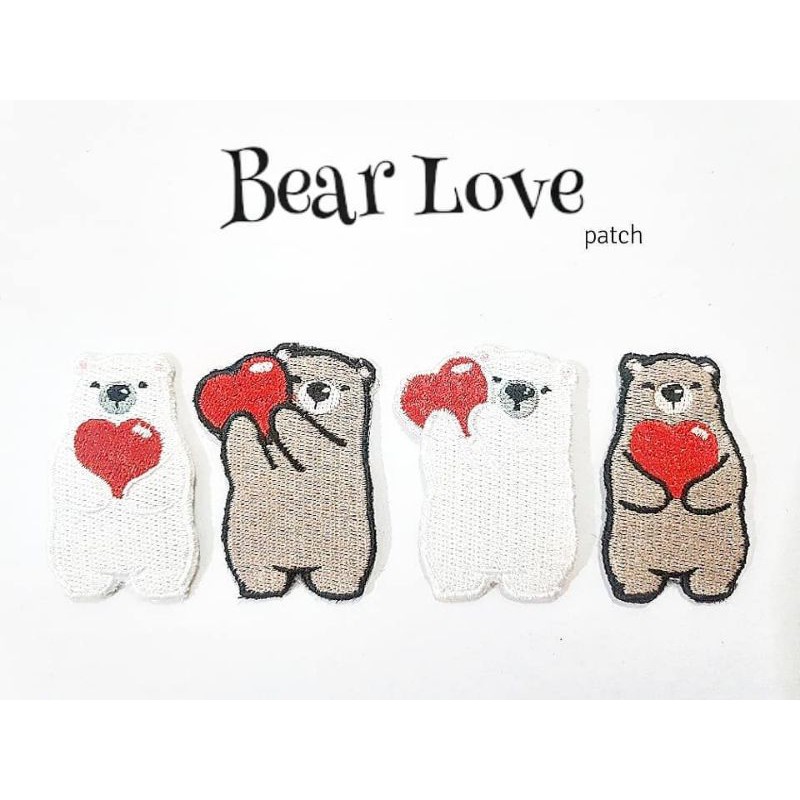 Patcb Bear Valentine/BearLove/Love/Valentine