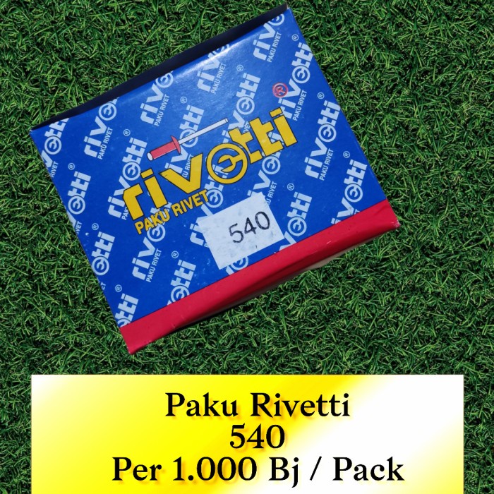 Paku Rivet Rivotti 540 Per Pack Tembak Rivet Isi 1000 Pcs