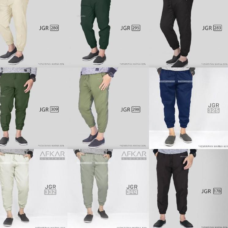 *HARGA DISKON* Celana Sirwal Jogger Modis Afkar Clothes ,,,()=(),,,