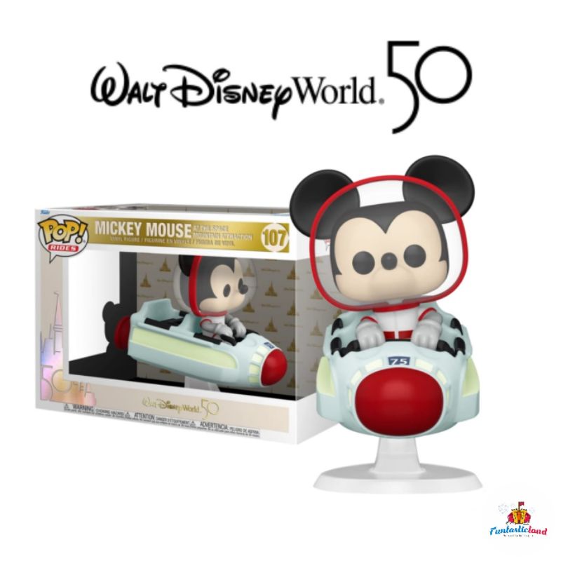 Original Funko POP Rides Walt Disney World 50th Anniversary - Mickey Mouse at the Space Mountain Att