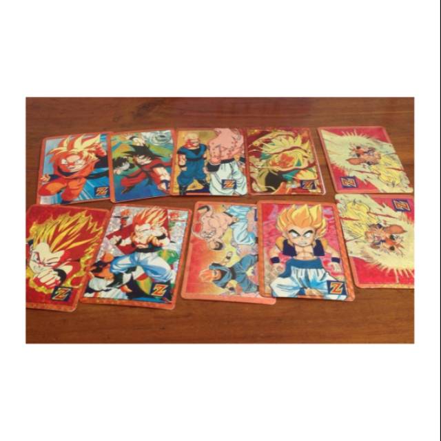 Jual Kartu Stiker Hologram Dragon Ball Z . Set B. | Shopee Indonesia