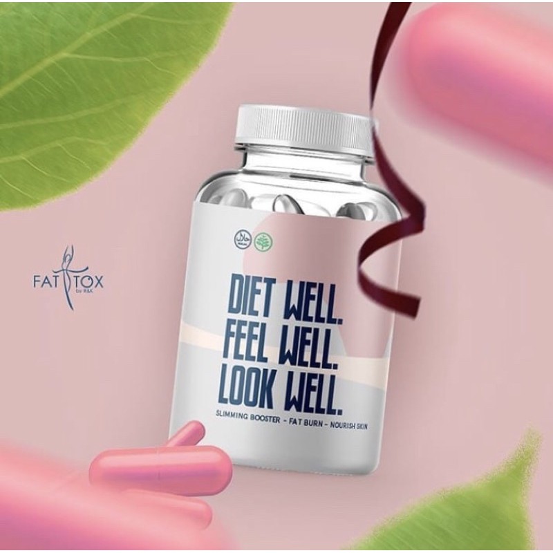 Obat diet FATTOX Fast Terbaru Turun BB Ampuh Slimming Pelangsing Badan Herbal Alami