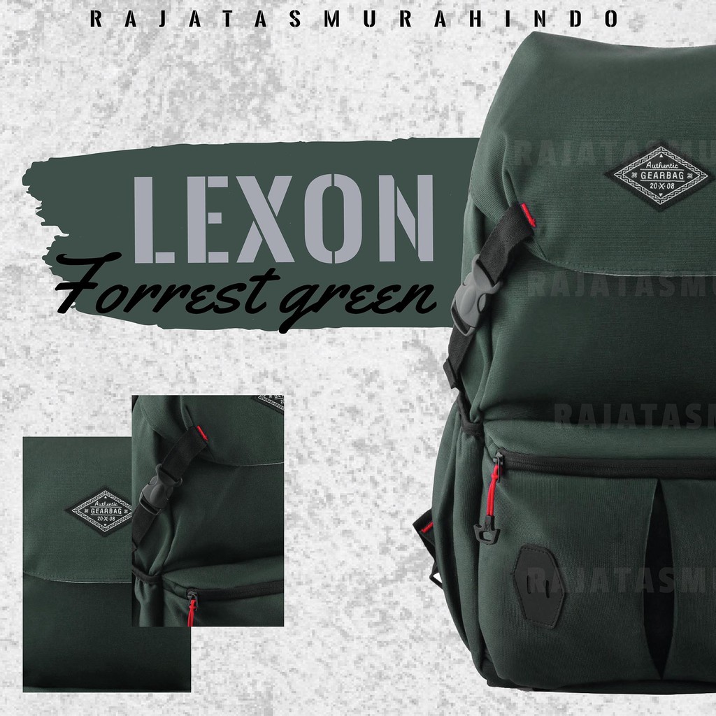 Tas Ransel Pria / Wanita Korea GEAR BAG 13115 - LEXON + FREE RAINCOVER - Dailypack BAckpack