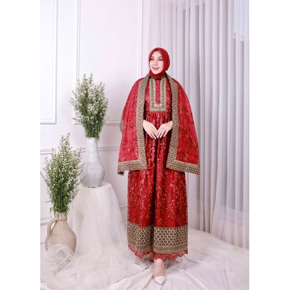 KEBAYA ORIGINAL//KEBAYA MODERN//GAMIS SELENDANG KATRINA//Original By Pelangi Jaya