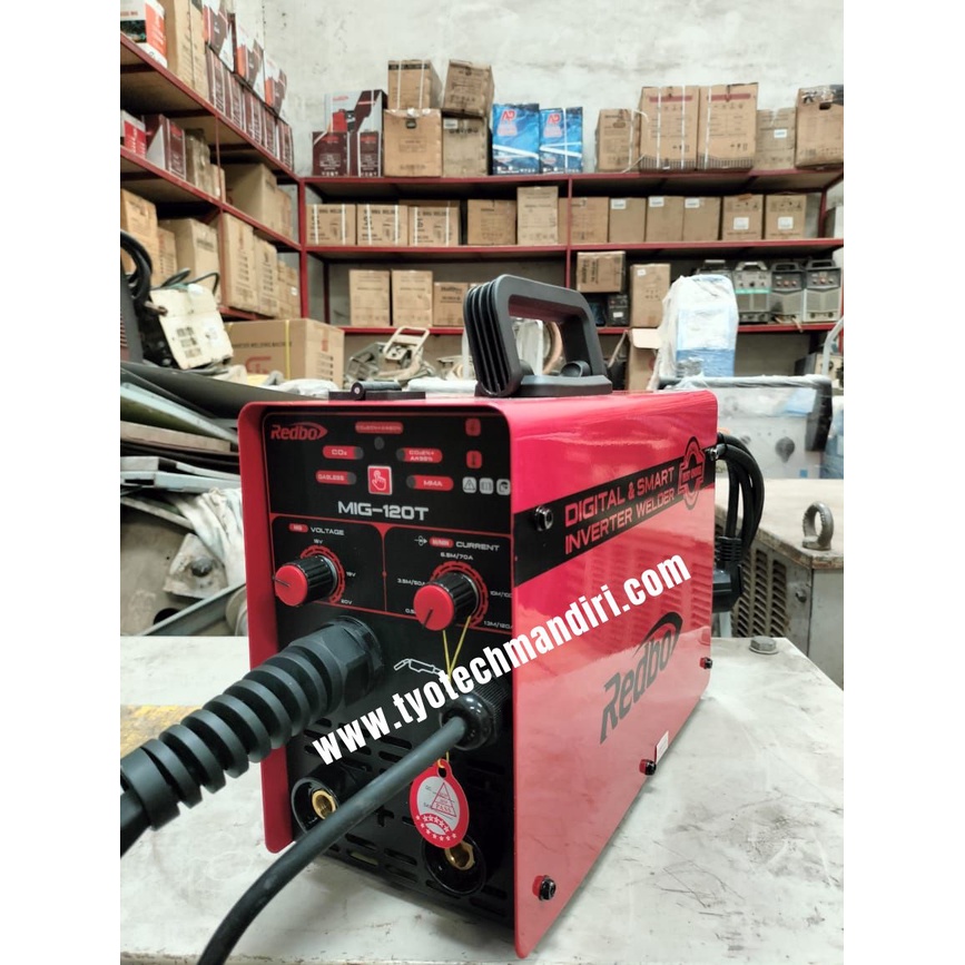 REDBO MIG-120T MIG 120 MESIN LAS CO MIG120 GASLESS