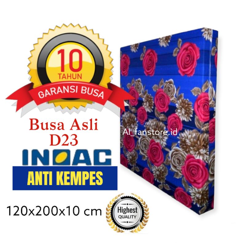 PROMO KASUR INOAC ORIGINAL BERGARANSI RESMI UKURAN P 200 X L 120 XT 10 CM TIPE BUSA EON D23