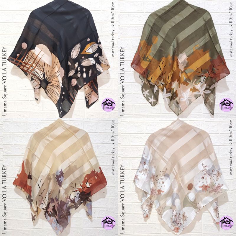 Umama Square Voila Turkey Pocanshop