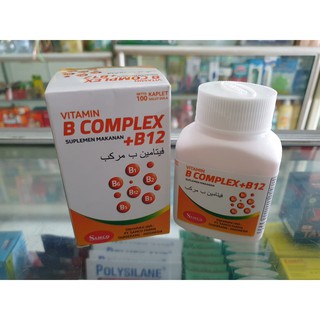 Jual Vitamin B Complex + B12 SAMCO Botol 100 Kaplet | Shopee Indonesia