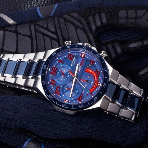 jam tangan pria casio edifice toro rosso eqs-920tr Original