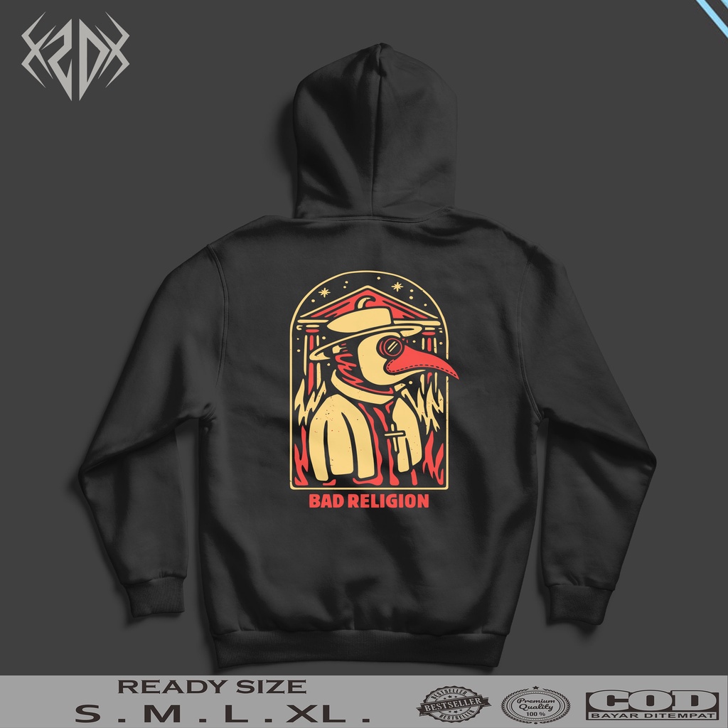 JAKET HODDIE BAD RELIGION | HOODIE PRIA KEREN