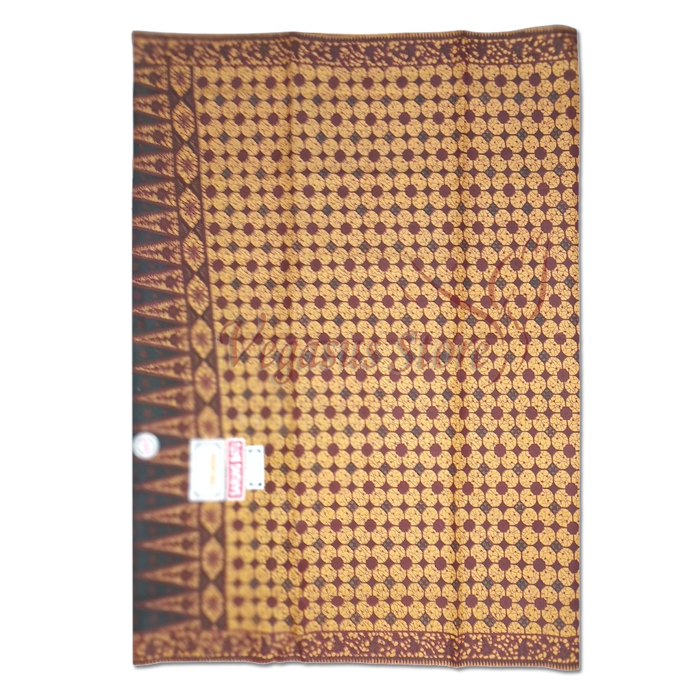 Sarung Ibu Melahirkan Sarung Murah Batu Jarik Felissa Coklat Solo 1Pcs-Kain Sarung Wanita Sambung Santai Serbaguna Batik Halus-Vegasus Store(COD)