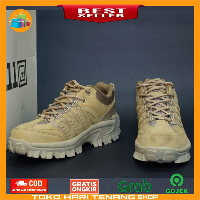 Sepatu tactical 511 pendek 4 inc  warna gurun atau khaki import/sepatu boots tactical army anti selip dan waterproof