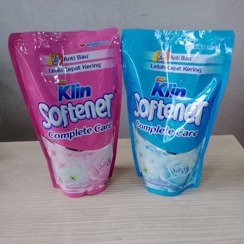 NEW SOKLIN SOFTENER COMPLETE CARE 1X BILAS/SO KLIN SOFTENER PELEMBUT DAN PEWANGI