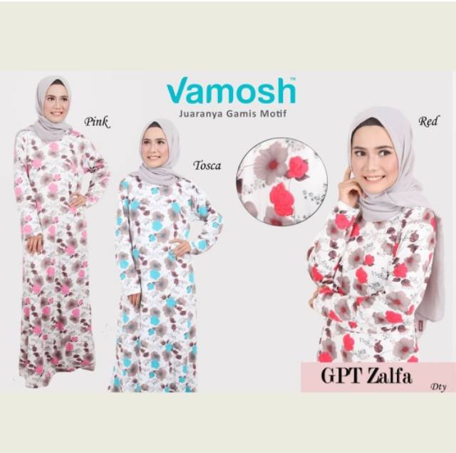 Vamosh GPT Gamis Payung Jersey Amara Zalfa