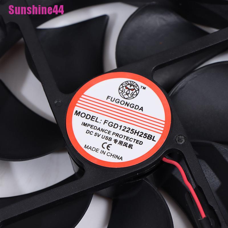 (Sunshine44) Kipas Angin Pendingin Dc 5v Usb Brushless Sunyi Untuk Pc