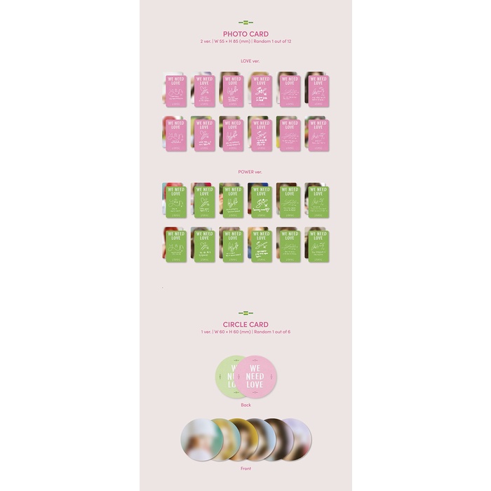 STAYC - 3rd Single Album WE NEED LOVE (online POB)