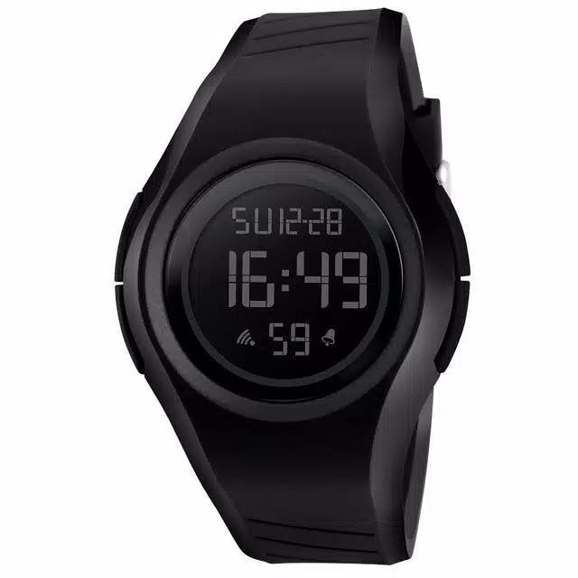 JAM SPORT SKMEI DIGITAL SKMEI PREMIUM _1269 FUL HITAM STRAP RUBBER WATER PROFF ORIGINAL SIMPLE DAN ELEGAN BAYAR DI TEMPAT