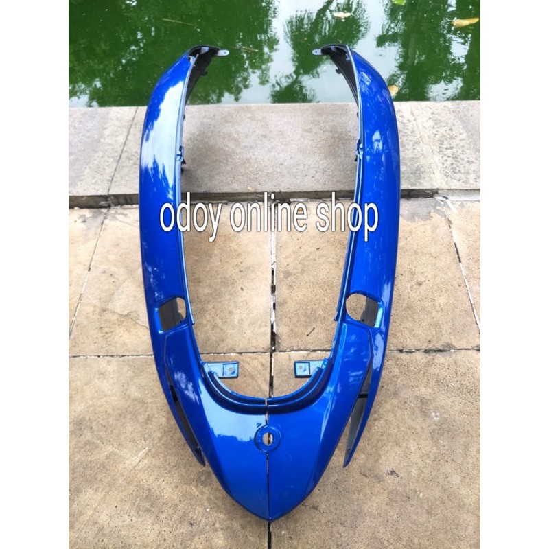 Cover body belakang Spacy warna biru kanan kiri