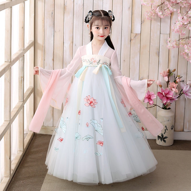 Little girl Hanfu spring and autumn new children's Ru skirt summer dress ancient girl princess skirt