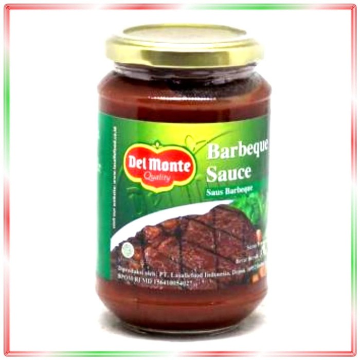 

saus barbekyu DELMONTE 330gr sambal barbeque souce kemasan kaca