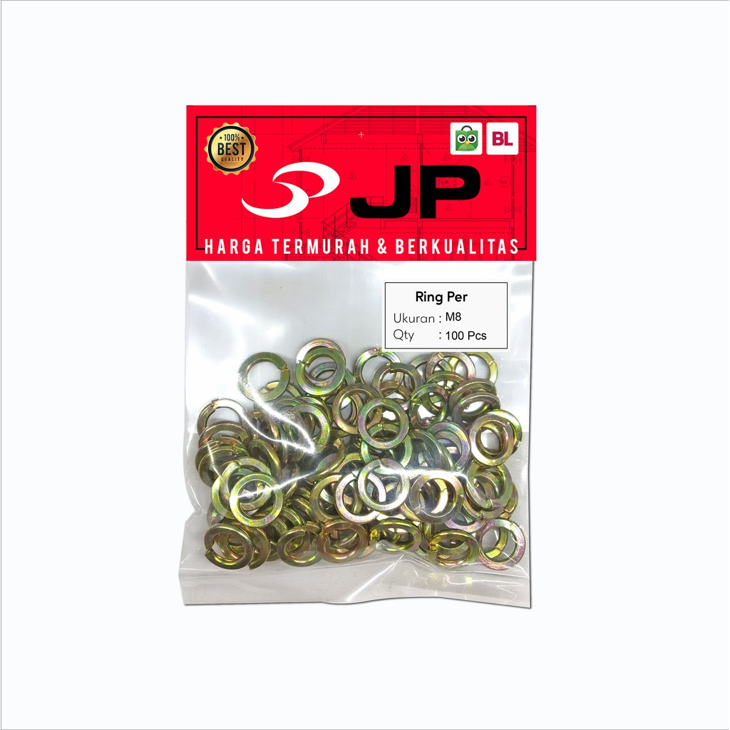 RING PER M 8 - RING PER BAUT M8 ISI 100 PCS