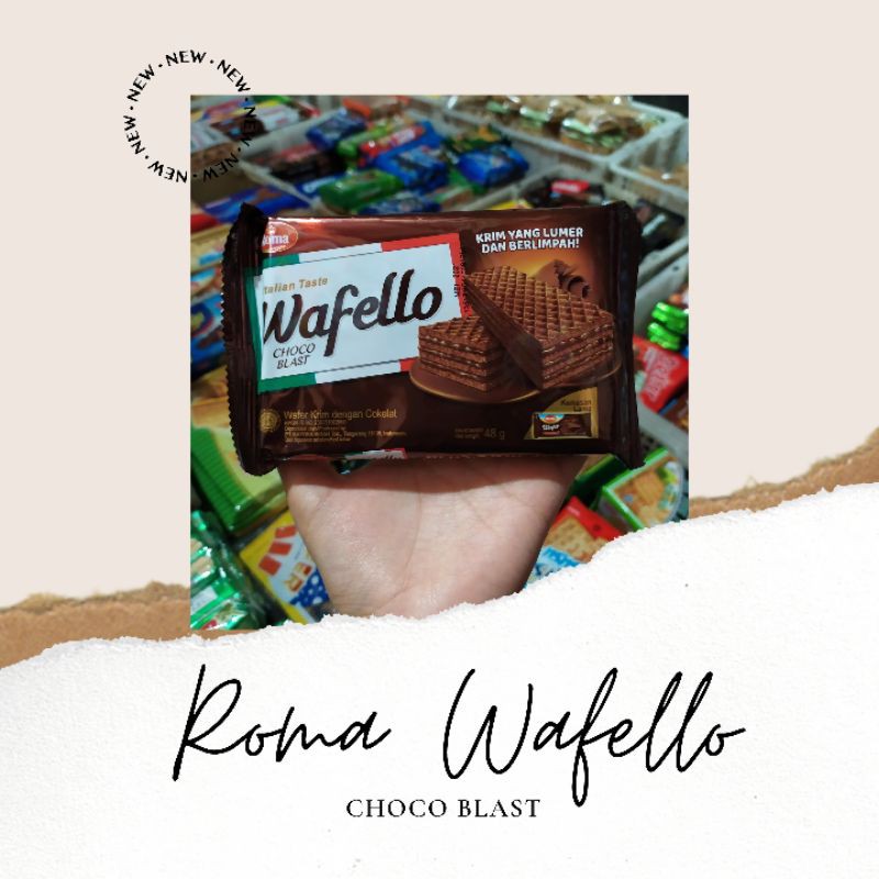 

WAFER ROMA WAFELLO KECIL - RASA CHOCO BLAST - CARAMEL