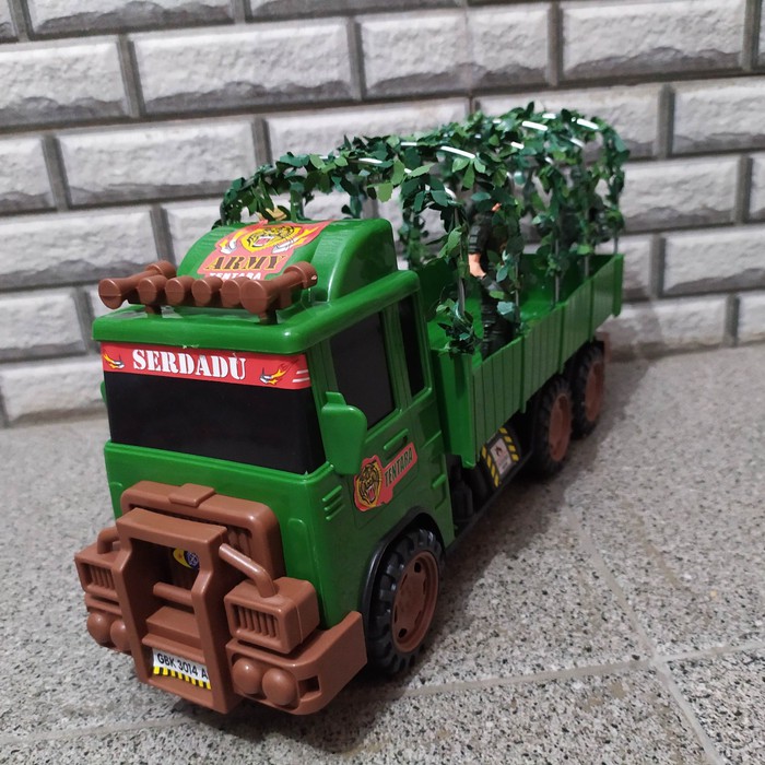 mainan truk army militer besar anak - mainan truk mobil militer anak