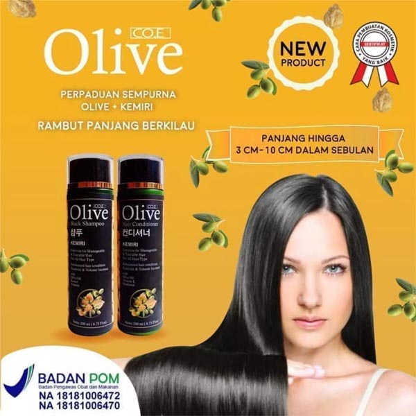 CO.E Olive Black Shampoo Kemiri dan Conditioner_Cerianti