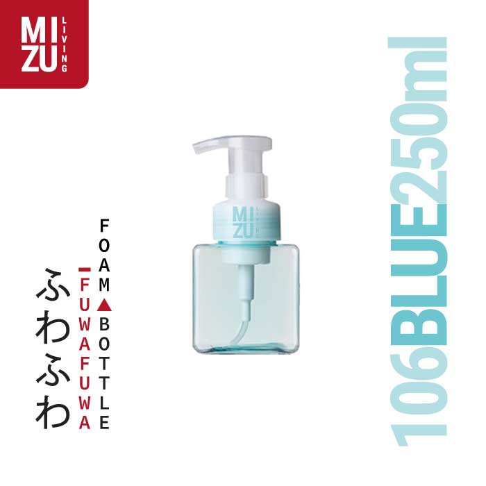 FUWAFUWA PET Refill Pump Bottle Foam Dispenser Refillable Botol Sabun Busa 250ml 450ml 650ml-250ml BLUE