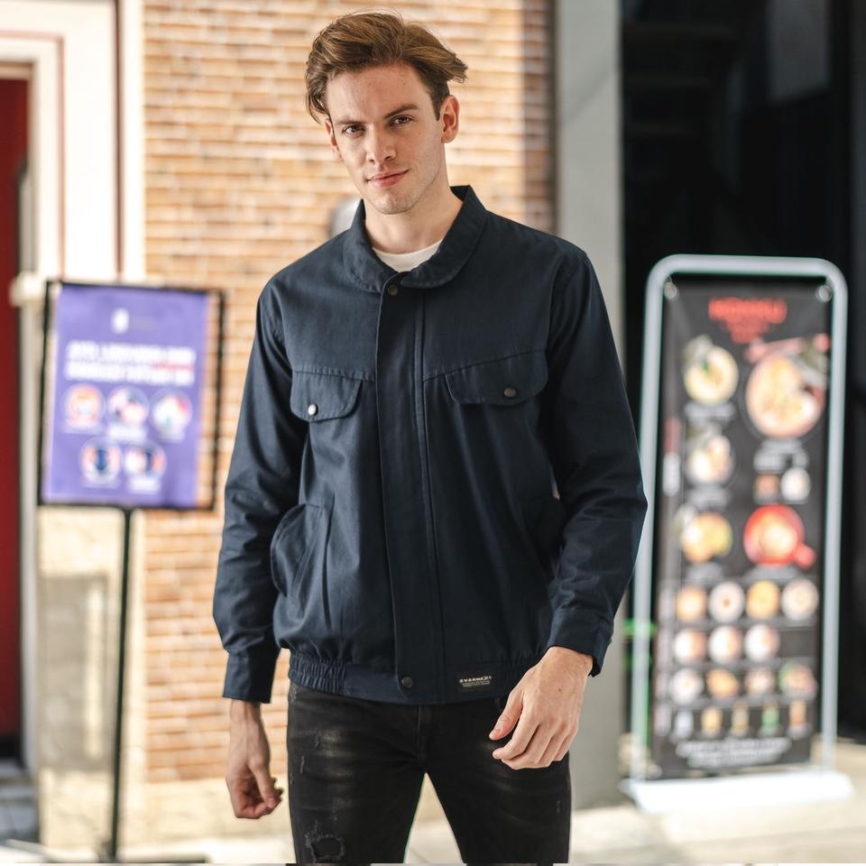 C35D JAKET CANVAS PRIA JAKET FLIGHT PRIA JAKET CASUAL PRIA JAKET PARKA PRIA PUM DIO - EVERNEXT Terba