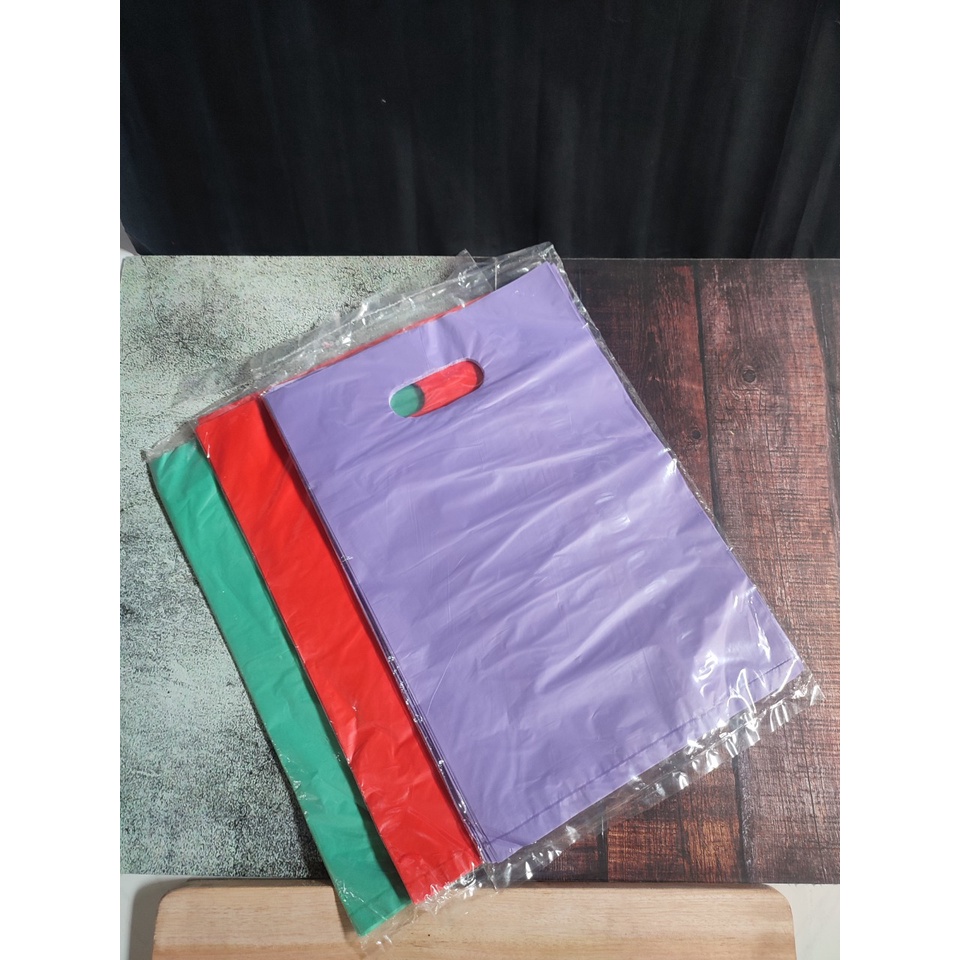 Kresek Olshop Plastik 25x35 Olshop Polos Plong Tebal