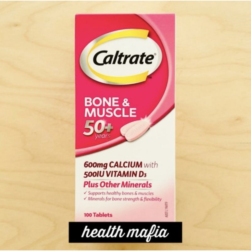 Caltrate Bone & Muscle 50+ 100 Tablets