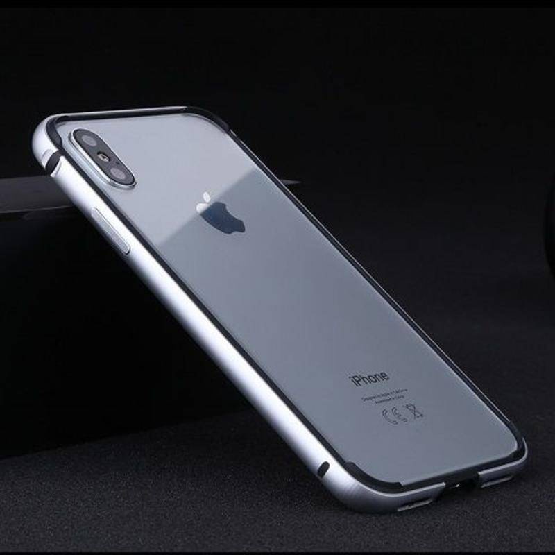 Case Bumper Bahan Silikon Metal Aluminum Untuk iPhone 11 Pro MAX 7 8 Plus X XS MAX XR SE 2020 2022