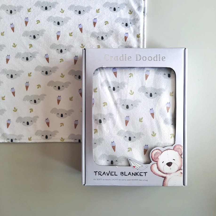 Cradle Doodle - Travel Fleece Blanket